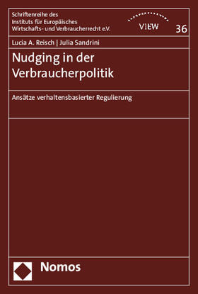 Reisch / Sandrini |  Nudging in der Verbraucherpolitik | Buch |  Sack Fachmedien