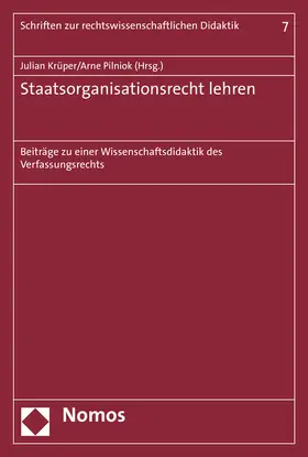 Krüper / Pilniok |  Staatsorganisationsrecht lehren | Buch |  Sack Fachmedien