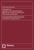 Nazari-Khanachayi |  Nazari-Khanachayi, A: Zulässigkeit von Zugangserschwerung. | Buch |  Sack Fachmedien