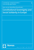 Walt / Ellsworth |  Constitutional Sovereignty and Social Solidarity in Europe | Buch |  Sack Fachmedien