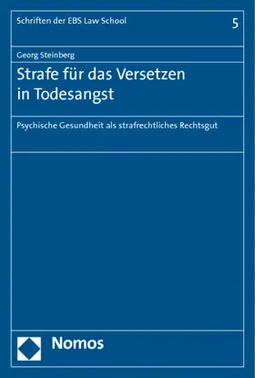 Steinberg |  Strafe für das Versetzen in Todesangst | Buch |  Sack Fachmedien