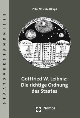 Nitschke | Gottfried W. Leibniz: Die richtige Ordnung des Staates | Buch | 978-3-8487-1845-0 | sack.de