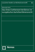 Karst |  Karst, A: Direct Settlement-Verfahren im europäischen Kartel | Buch |  Sack Fachmedien