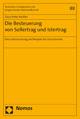 Knöller | Knöller, C: Besteuerung von Sollertrag und Istertrag | Buch | 978-3-8487-1894-8 | sack.de