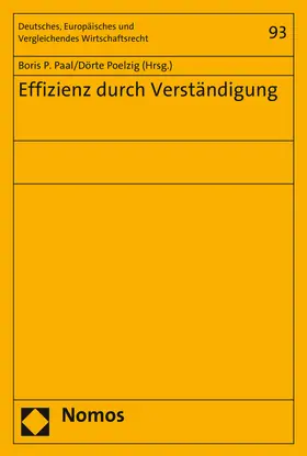 Paal / Poelzig |  Effizienz durch Verständigung | Buch |  Sack Fachmedien