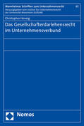 Herwig |  Herwig, C: Gesellschafterdarlehensrecht/Unternehmensverbund | Buch |  Sack Fachmedien
