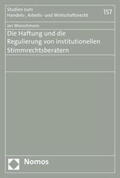 Wünschmann |  Wünschmann, J: Haftung und die Regulierung von institutionel | Buch |  Sack Fachmedien