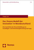 Lax |  Lax, G: 'lineare Modell der Innovation' in Westdeutschland | Buch |  Sack Fachmedien