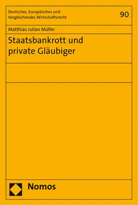 Müller |  Staatsbankrott und private Gläubiger | Buch |  Sack Fachmedien