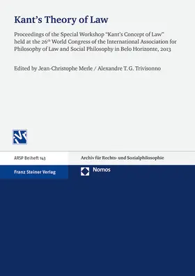 Merle / Travessoni Gomes Trivisonno |  Kant's Theory of Law | Buch |  Sack Fachmedien