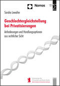 Lewalter |  Lewalter, S: Geschlechtergleichstellung bei Privatisierungen | Buch |  Sack Fachmedien