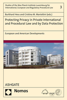 Hess / Mariottini |  Protecting Privacy in Private International and Procedural L | Buch |  Sack Fachmedien