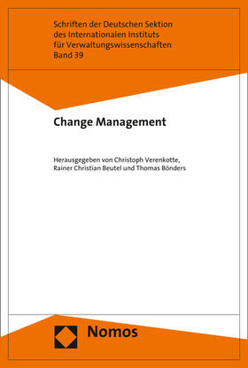 Verenkotte / Beutel / Bönders | Change Management | Buch | 978-3-8487-2407-9 | sack.de