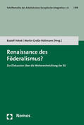 Hrbek / Große Hüttmann |  Renaissance des Föderalismus? | Buch |  Sack Fachmedien