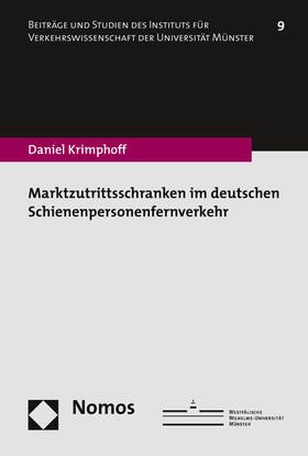 Krimphoff |  Krimphoff, D: Marktzutrittsschranken im deutschen Schienenpe | Buch |  Sack Fachmedien