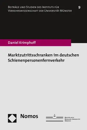 Krimphoff |  Marktzutrittsschranken im deutschen Schienenpersonenfernverkehr | Buch |  Sack Fachmedien