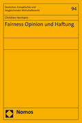 Hermann |  Fairness Opinion und Haftung | Buch |  Sack Fachmedien