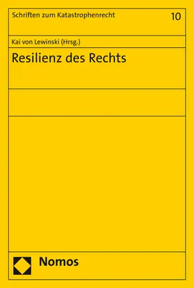 Lewinski |  Resilienz des Rechts | Buch |  Sack Fachmedien