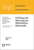Dickertmann / Strohe |  Dickertmann, D: Umfang und Messung der öffent. Wirtschaft | Buch |  Sack Fachmedien