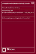 Kersting / Preuß |  Kersting, C: Umsetzung der Kartellschadensersatzrichtlinie ( | Buch |  Sack Fachmedien