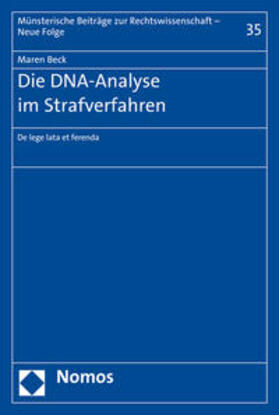 Beck |  Die DNA-Analyse im Strafverfahren | Buch |  Sack Fachmedien