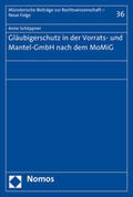 Schöppner |  Schöppner, A: Gläubigerschutz in der Vorrats- und Mantel-Gmb | Buch |  Sack Fachmedien