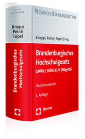 Knopp / Peine / Topel | Brandenburgisches Hochschulgesetz | Buch | 978-3-8487-2745-2 | sack.de