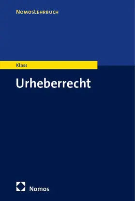 Klass |  Urheberrecht | Buch |  Sack Fachmedien