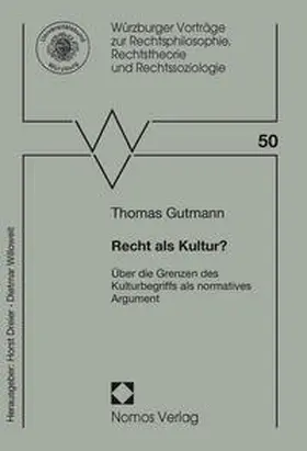 Gutmann |  Recht als Kultur? | Buch |  Sack Fachmedien