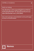 Hesberg |  Hesberg, M: Bestehen ordnungswidrigkeitsrechtlicher Aufsicht | Buch |  Sack Fachmedien