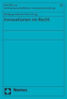 Hoffmann-Riem | Hoffmann-Riem, W: Innovationen im Recht | Buch | 978-3-8487-2976-0 | sack.de