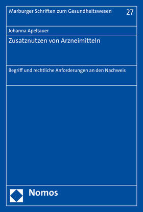 Apeltauer | Apeltauer, J: Zusatznutzen von Arzneimitteln | Buch | sack.de