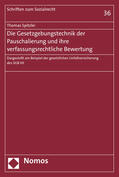 Spitzlei |  Spitzlei, T: Gesetzgebungstechnik der Pauschalierung | Buch |  Sack Fachmedien