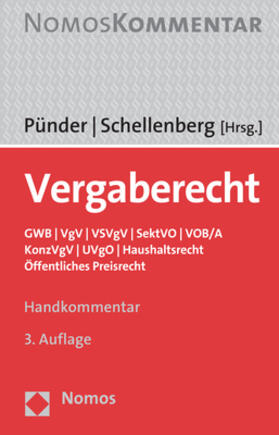 Pünder / Schellenberg | Vergaberecht | Buch | 978-3-8487-3043-8 | sack.de