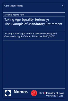 Hack |  Taking Age Equality Seriously: The Example of Mandatory Retirement | Buch |  Sack Fachmedien