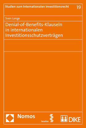 Lange | Lange, S: Denial-of-Benefits-Klauseln in internationalen Inv | Buch | 978-3-8487-3082-7 | sack.de