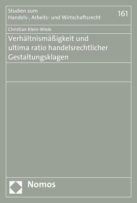 Klein-Wiele | Klein-Wiele, C: Verhältnismäßigkeit und ultima ratio | Buch | 978-3-8487-3108-4 | sack.de
