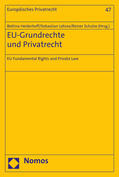 Heiderhoff / Lohsse / Schulze |  EU-Grundrechte und Privatrecht | Buch |  Sack Fachmedien