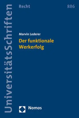 Lederer |  Der funktionale Werkerfolg | Buch |  Sack Fachmedien