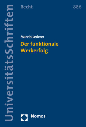 Lederer | Lederer, M: Der funktionale Werkerfolg | Buch | 978-3-8487-3136-7 | sack.de