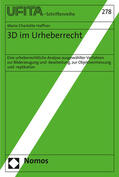 Haffner |  3D im Urheberrecht | Buch |  Sack Fachmedien