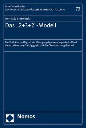 Slotwinski |  Das "2+3+2"-Modell | Buch |  Sack Fachmedien