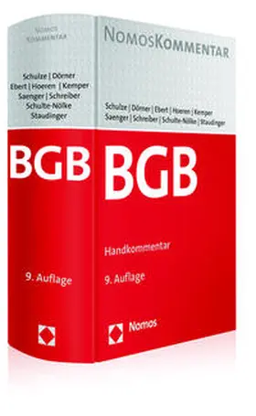 Schulze / Dörner / Ebert |  Bürgerliches Gesetzbuch | Buch |  Sack Fachmedien