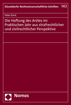 Ernst |  Ernst, P: Haftung des Arztes im Praktischen Jahr | Buch |  Sack Fachmedien