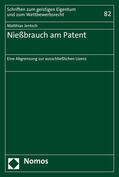 Jentsch |  Jentsch, M: Nießbrauch am Patent | Buch |  Sack Fachmedien