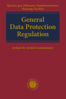 Spiecker gen. Döhmann / Papakonstantinou / Hornung |  General Data Protection Regulation | Buch |  Sack Fachmedien