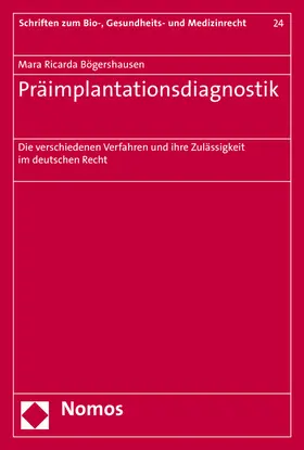 Bögershausen |  Präimplantationsdiagnostik | Buch |  Sack Fachmedien