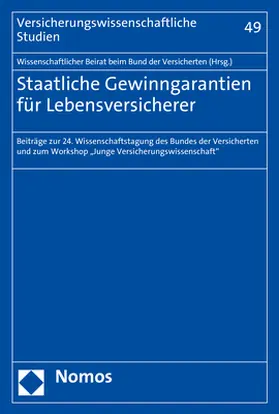 Brömmelmeyer / Heiss / Schwintowski |  Staatliche Gewinngarantien für Lebensversicherer | Buch |  Sack Fachmedien