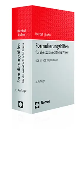 Herbst / Luhn-Loch / Luhn |  Formulierungshilfen für die sozialrechtliche Praxis | Buch |  Sack Fachmedien