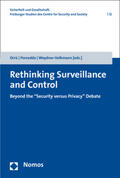 Orrú / Porcedda / Weydner-Volkmann |  Rethinking Surveillance and Control | Buch |  Sack Fachmedien